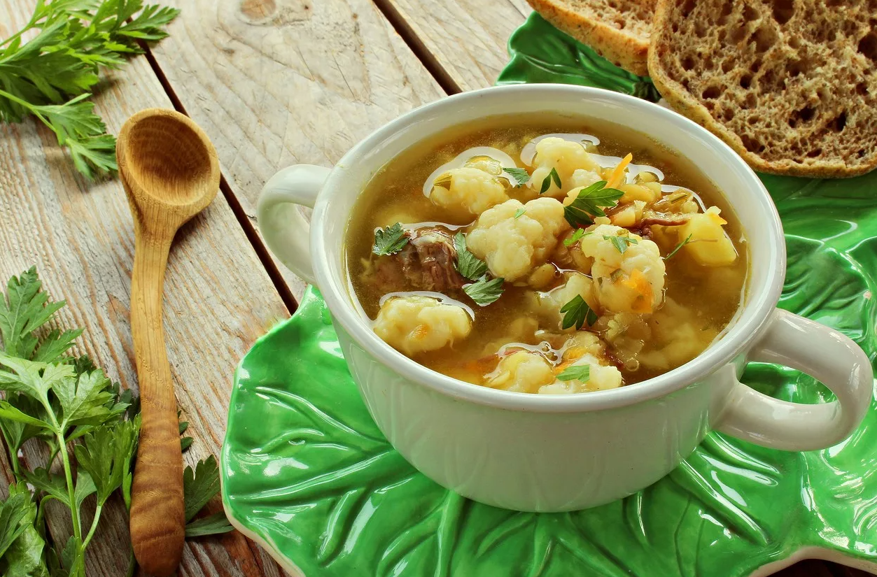 Чем же полезны веганские супы – рецепт супа из полбы и цветной капусты